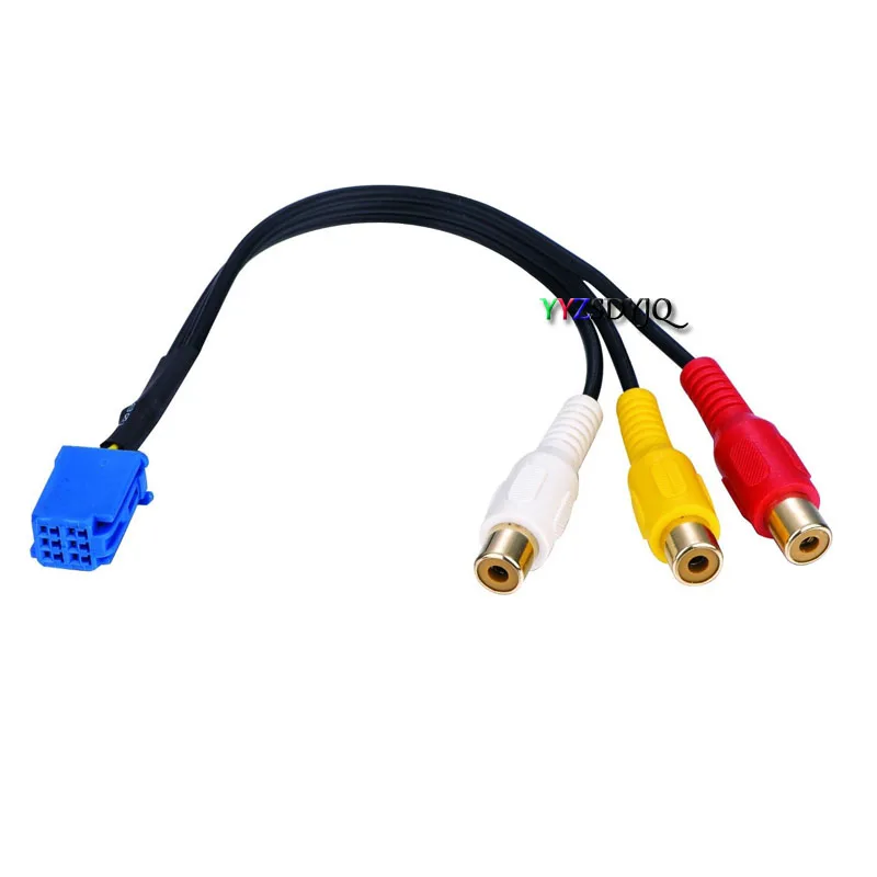 Audio Video Cable For Toyota original Blue 6Pin Connector To 3 Rca Female 7283-5862 18017 18020
Audio Video Cable For Toyota original Blue 6Pin Connector To 3 Rca Female 7283-5862 18017 18020