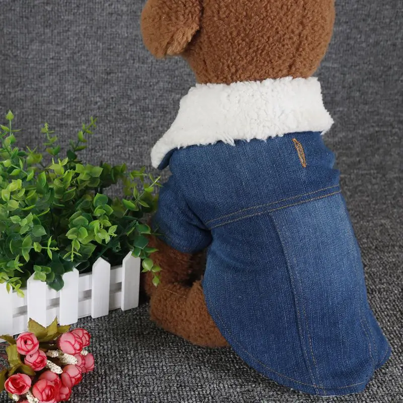 Warm Pet Dog Jeans Coats Cool Cowboy Cloth Puppy Jacket with Fur Collar for Autumn Winter Pet Dog Winter Costume
Warm Pet Dog Jeans Coats Cool Cowboy Cloth Puppy Jacket with Fur Collar for Autumn Winter Pet Dog Winter Costume