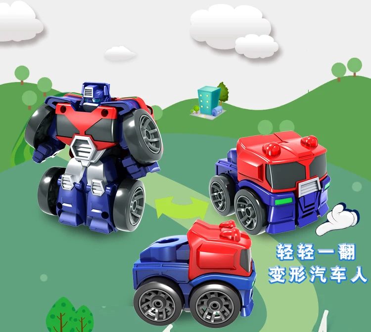 6CM Rescue Bots Car Toys Transformation Robot Action mini version deformation King Kong Figures Toys For Kids Baby Gift