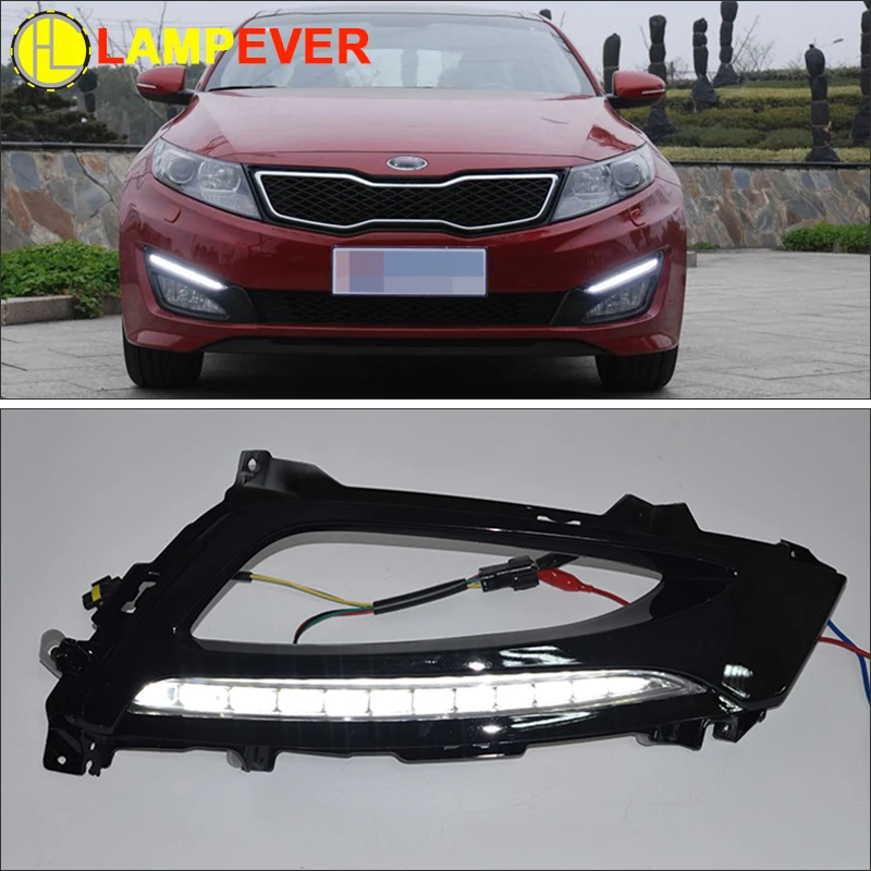 Lampever светодиодный дневные ходовые огни для KIA Оптима K5 2011 2012 2013 2014 Габаритные