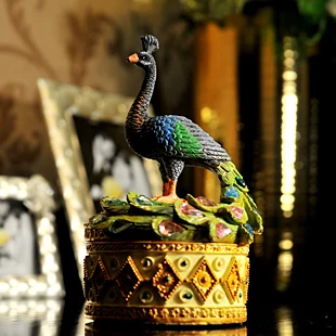 Free Shipping Peacock high quality resin decoration jewelry box home decoration crafts
Free Shipping Peacock high quality resin decoration jewelry box home decoration crafts