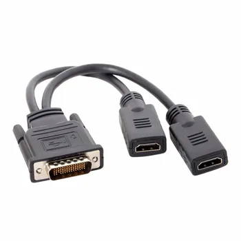 Xiwai DMS-59Pin Male to Dual HDMI 1.4 HDTV Female Splitter Extension Cable for PC Graphics Card
Xiwai DMS-59Pin Male to Dual HDMI 1.4 HDTV Female Splitter Extension Cable for PC Graphics Card