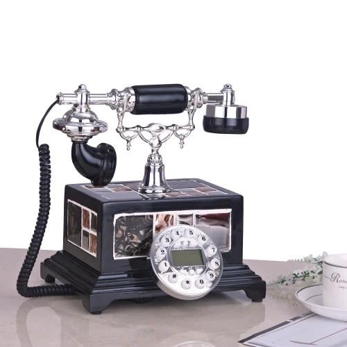 European black fashion antique set American set top grade set telephone Decoration home art electric wood vintage number
European black fashion antique set American set top grade set telephone Decoration home art electric wood vintage number