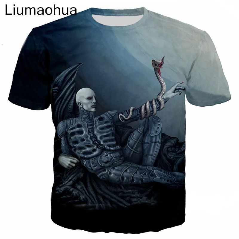Liumaohua 2018 Newest Design Movie Prometheus Skull & Snake 3D Printed Men/Women T-shirt casual tshirt Tee tops S-5XL
Liumaohua 2018 Newest Design Movie Prometheus Skull & Snake 3D Printed Men/Women T-shirt casual tshirt Tee tops S-5XL