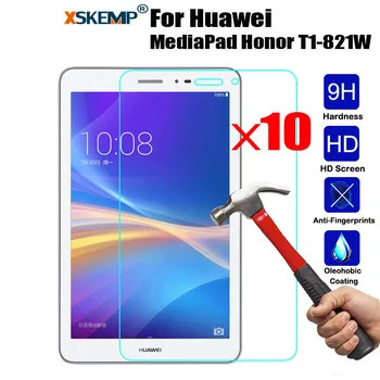 XSKEMP 10Pcs/Lot 9H Premium Tempered Glass Screen Protector For Huawei MediaPad Honor T1 8" T1-821W Tablet Protective Glass Film
XSKEMP 10Pcs/Lot 9H Premium Tempered Glass Screen Protector For Huawei MediaPad Honor T1 8" T1-821W Tablet Protective Glass Film