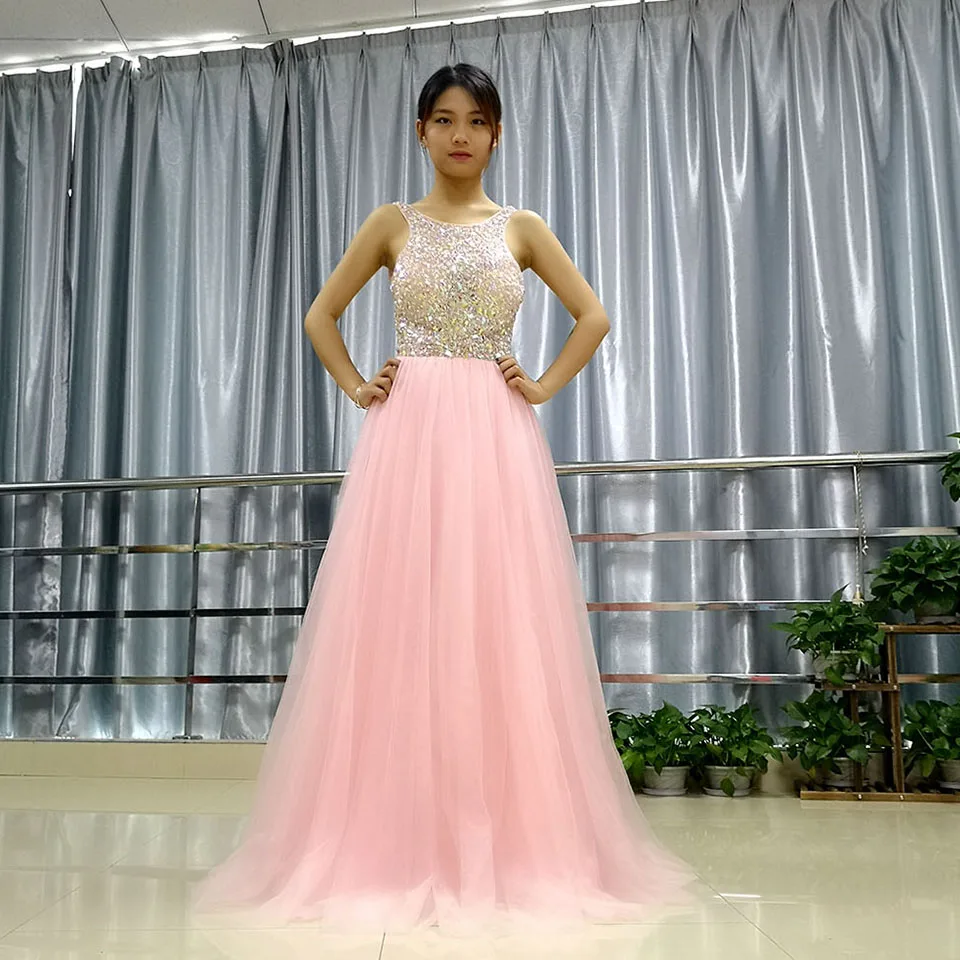 Beautiful Blackless Sleeveless Beaded Plus Size Pink Evening Dress Long 2018 Vestido de noche
Beautiful Blackless Sleeveless Beaded Plus Size Pink Evening Dress Long 2018 Vestido de noche