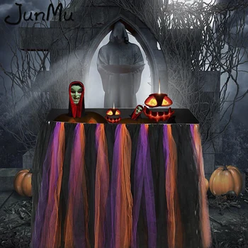 100cm x 80cmHalloween Black Orange Purple Tulle Tutu Table Skirt Home Textile Table Skirts for Event Party Baby Shower Decor
100cm x 80cmHalloween Black Orange Purple Tulle Tutu Table Skirt Home Textile Table Skirts for Event Party Baby Shower Decor