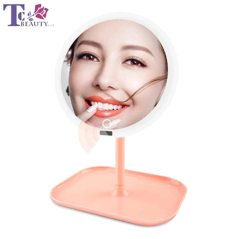 8 Inch LED HD Makeup Mirror Infrared Detection Rechargeable Brightness Adjustable Backlit Mirrors Lighted Vanity Mirror
8 Inch LED HD Makeup Mirror Infrared Detection Rechargeable Brightness Adjustable Backlit Mirrors Lighted Vanity Mirror