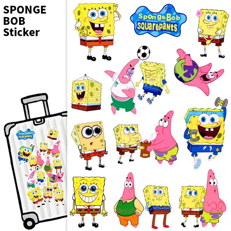 SpongeBob SquarePants stickers Trunk use car use usa paster Skate 12 in type kids favorite Comic and Animation
SpongeBob SquarePants stickers Trunk use car use usa paster Skate 12 in type kids favorite Comic and Animation