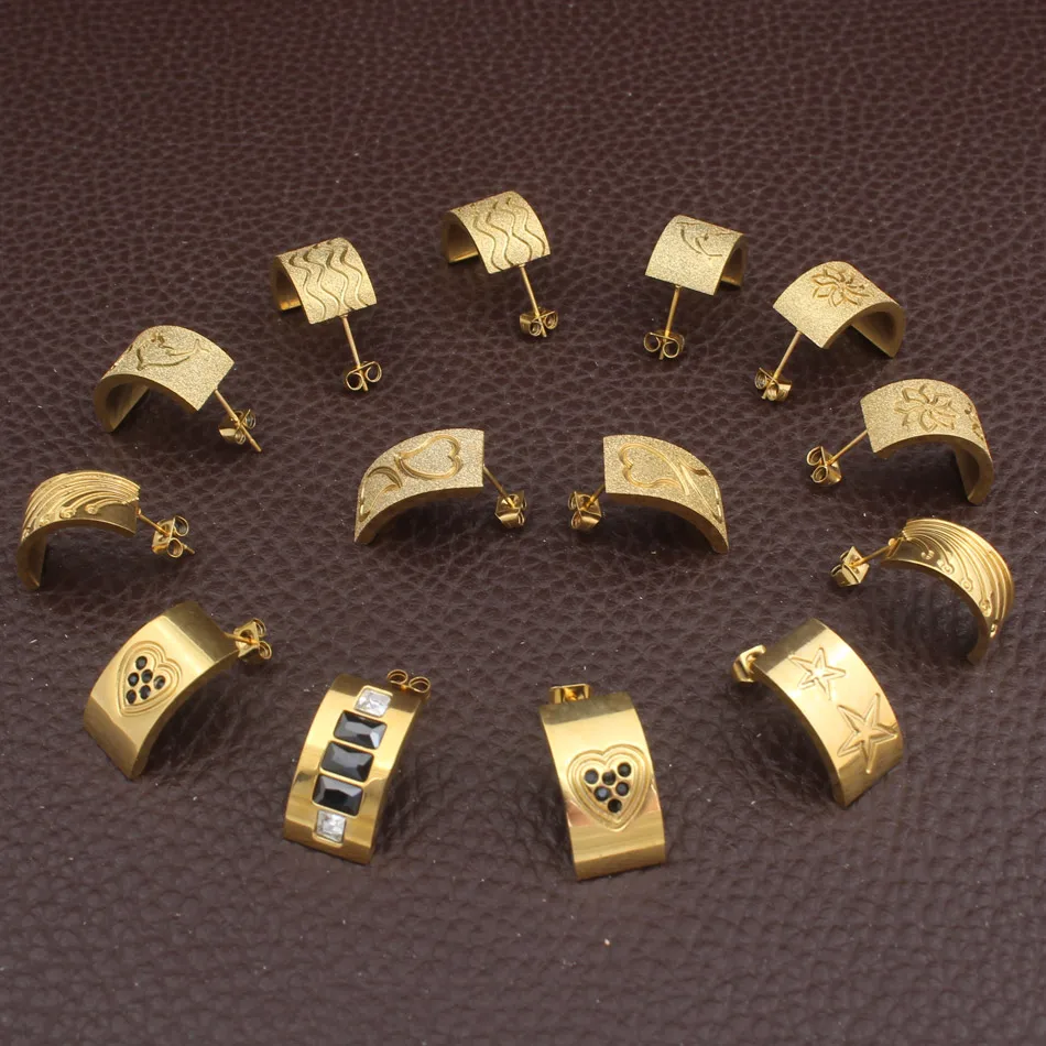 Wholesale Fashion Stainless Steel Jewelry High Quality Stud Earrings For Woman Jeepsoon EKCB26
Wholesale Fashion Stainless Steel Jewelry High Quality Stud Earrings For Woman Jeepsoon EKCB26