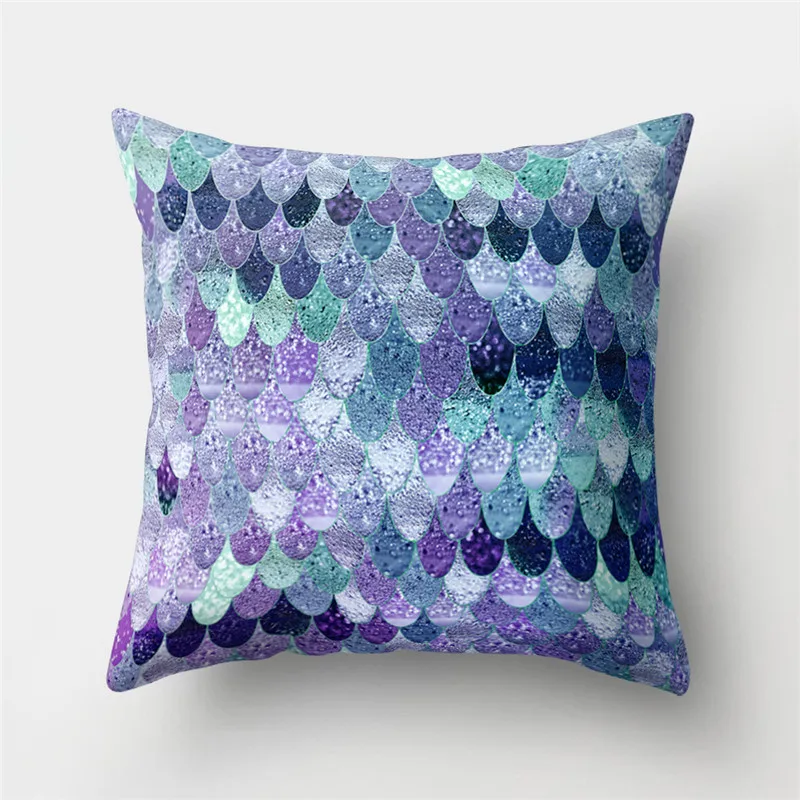 45*45cm Mermaid Fish Scale Pattern Polyester Throw Cushion Case Pillow Cover Car Sofa Pillowcase Home Pillowcases
45*45cm Mermaid Fish Scale Pattern Polyester Throw Cushion Case Pillow Cover Car Sofa Pillowcase Home Pillowcases