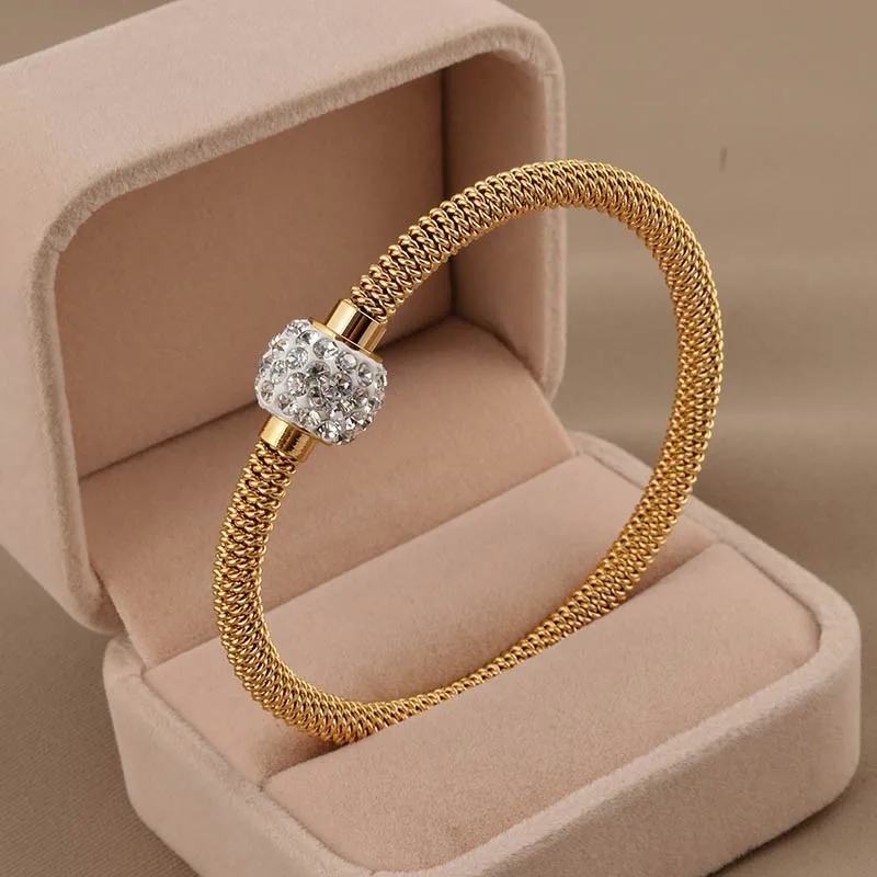 Fashion high quality holiday gift jewelry ladies stainless steel gold bracelet magnetic buckle bracelet
Fashion high quality holiday gift jewelry ladies stainless steel gold bracelet magnetic buckle bracelet