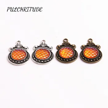 PULCHRITUDE Metal Two Colors 10pcs Dia Base Set Trendy Fish scale Cameo Fit round 12mm Cabochon Handmade Jewelry Making C1598
PULCHRITUDE Metal Two Colors 10pcs Dia Base Set Trendy Fish scale Cameo Fit round 12mm Cabochon Handmade Jewelry Making C1598