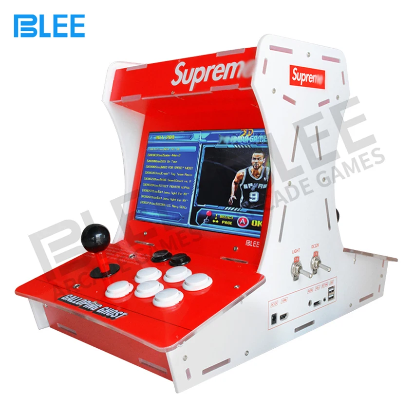Fighting bartop Supre arcade mini machine 10.1 inch Dual screen Built in WIFI 3D game board 2448 in 1 for 2 Player Plug and play
Fighting bartop Supre arcade mini machine 10.1 inch Dual screen Built in WIFI 3D game board 2448 in 1 for 2 Player Plug and play