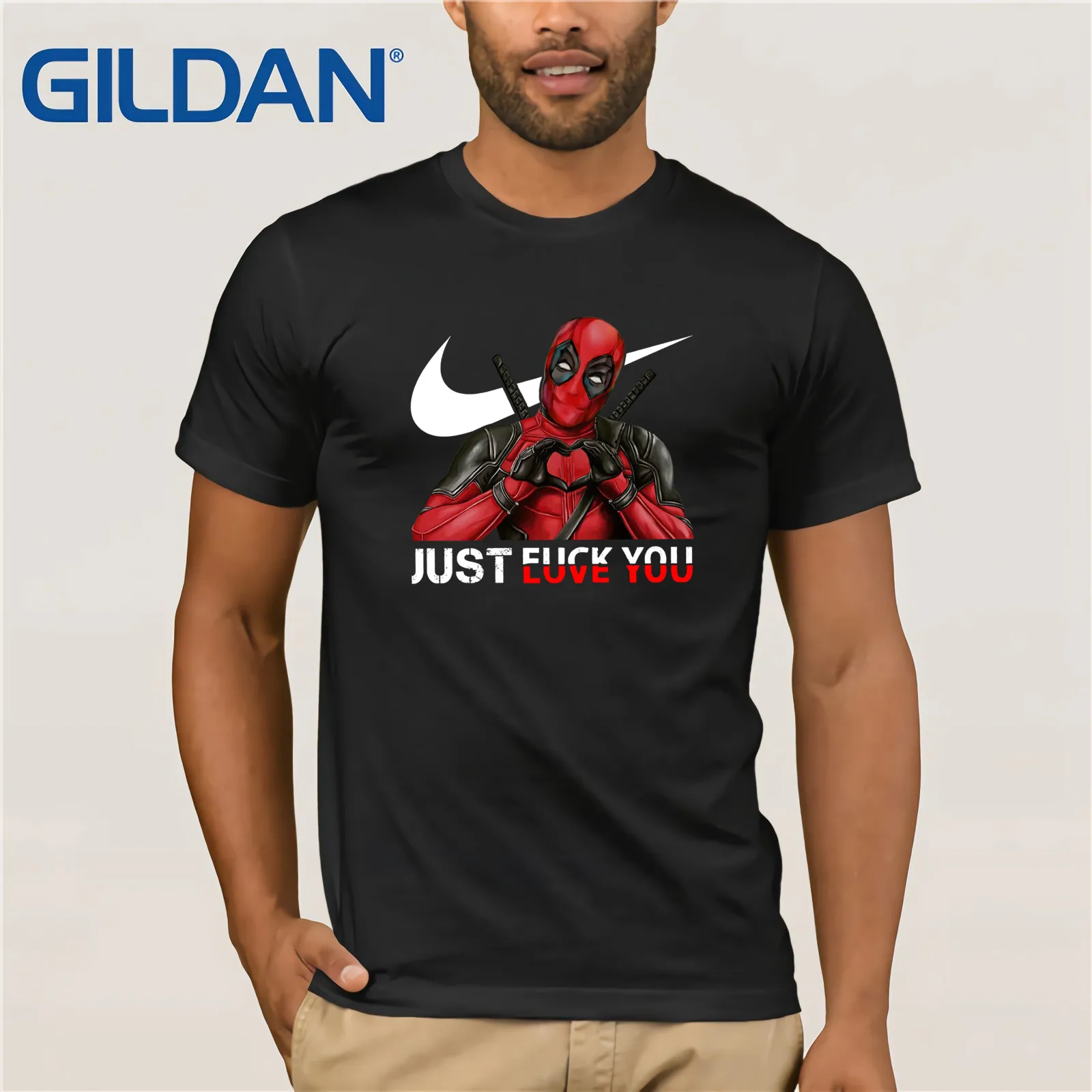 Deadpool Just Love You T-Shirt Unisex Men's Comedy T-Shirt Cool Casual pride t-shirt men New Fashion tee
Deadpool Just Love You T-Shirt Unisex Men's Comedy T-Shirt Cool Casual pride t-shirt men New Fashion tee