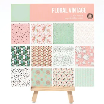 KSCRAFT 24pcs 6" Single-side Printed Foil Floral Vintage pattern creative papercraft art paper handmade scrapbooking set books
KSCRAFT 24pcs 6" Single-side Printed Foil Floral Vintage pattern creative papercraft art paper handmade scrapbooking set books