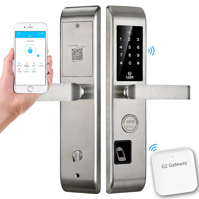 App Remote Control Bluetooth Gateway Doorlock Fingerprint Password Lock Anti-theft Door Special Electronic Locks 304 Stainless
App Remote Control Bluetooth Gateway Doorlock Fingerprint Password Lock Anti-theft Door Special Electronic Locks 304 Stainless