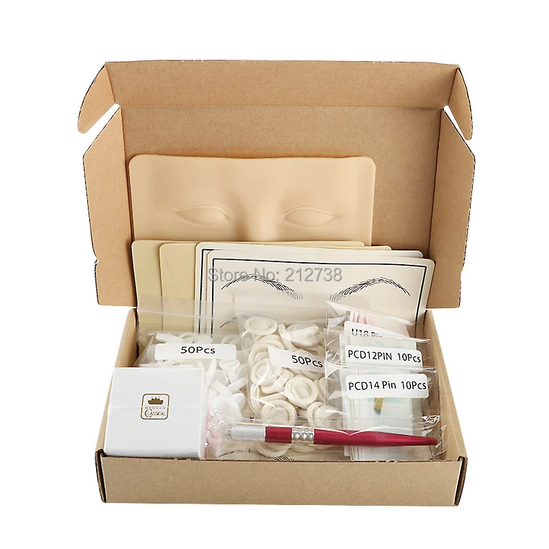 Free Shipping Microblading Pen KITS Manual pen eyebrow paste kits with 30pcs needle blade 5pcs practice skin For Learner use
Free Shipping Microblading Pen KITS Manual pen eyebrow paste kits with 30pcs needle blade 5pcs practice skin For Learner use