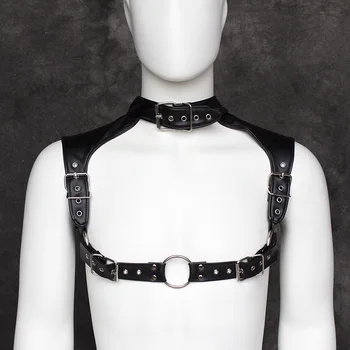 New Fashion Leather Style WRB981 Men Harness Bondage Beach Shoulder Chain Collar Choker Silver Necklace Jewelry Accessories
New Fashion Leather Style WRB981 Men Harness Bondage Beach Shoulder Chain Collar Choker Silver Necklace Jewelry Accessories