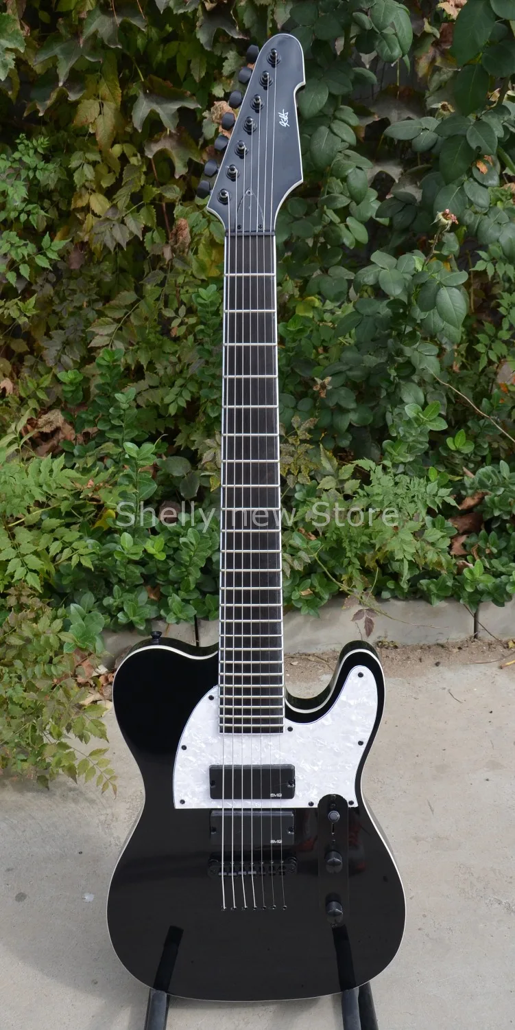 Shelly new store factory custom black ebony fingerboard 7 string mahogany body TL string through guitar musical instruments shop
Shelly new store factory custom black ebony fingerboard 7 string mahogany body TL string through guitar musical instruments shop