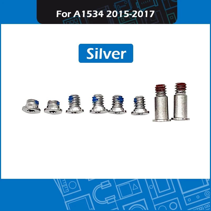 10set/Lot A1534 Bottom Case Screws set Silver for Macbook Retina 12" Lower Cover 2015 2016 2017 | Компьютеры и офис