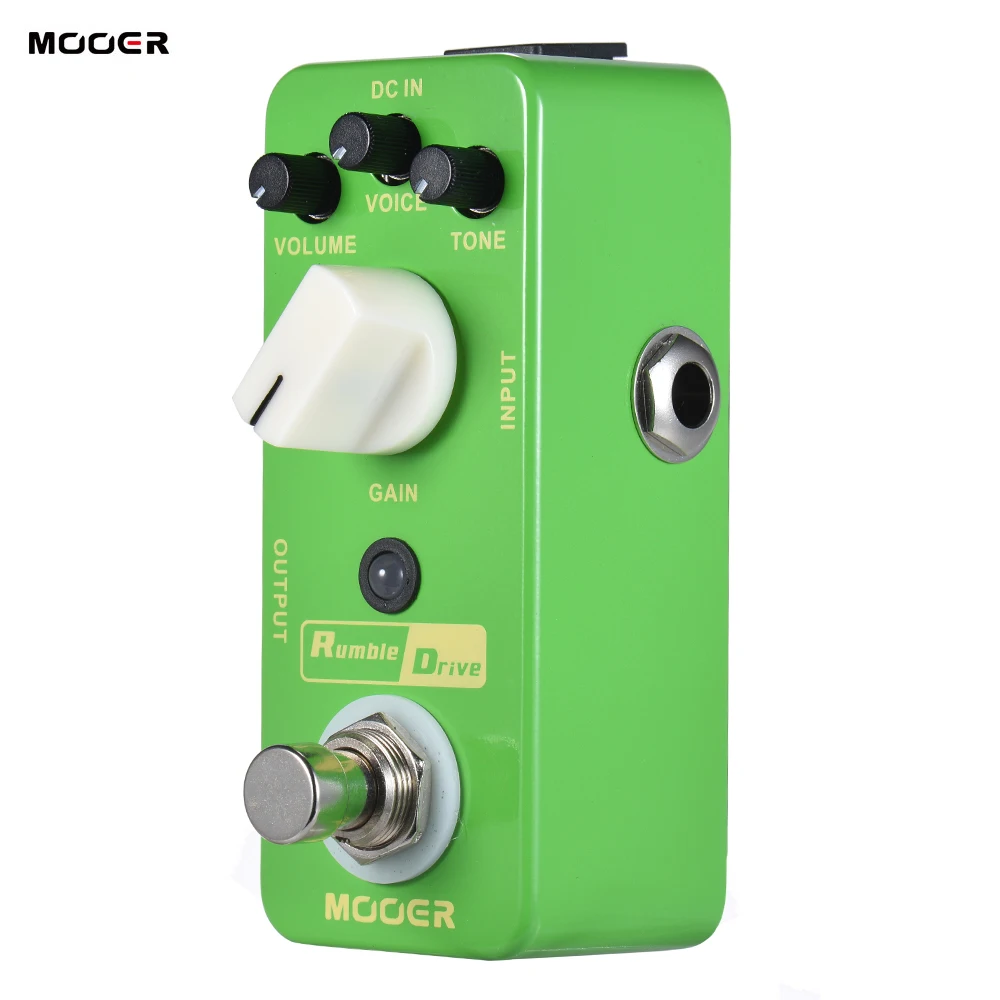 MOOER Rumble Drive Overdrive Guitar Effect Pedal True Bypass Full Metal Shell with smooth overdrive tone
MOOER Rumble Drive Overdrive Guitar Effect Pedal True Bypass Full Metal Shell with smooth overdrive tone