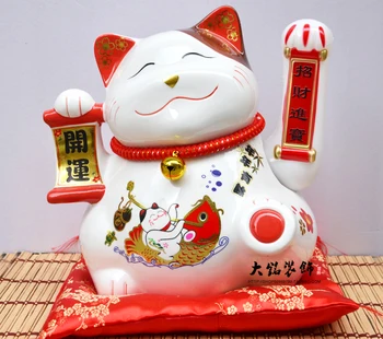 13 inch cat ornaments rich hand shop opened electric ceramic oversized money piggy bank gift
13 inch cat ornaments rich hand shop opened electric ceramic oversized money piggy bank gift