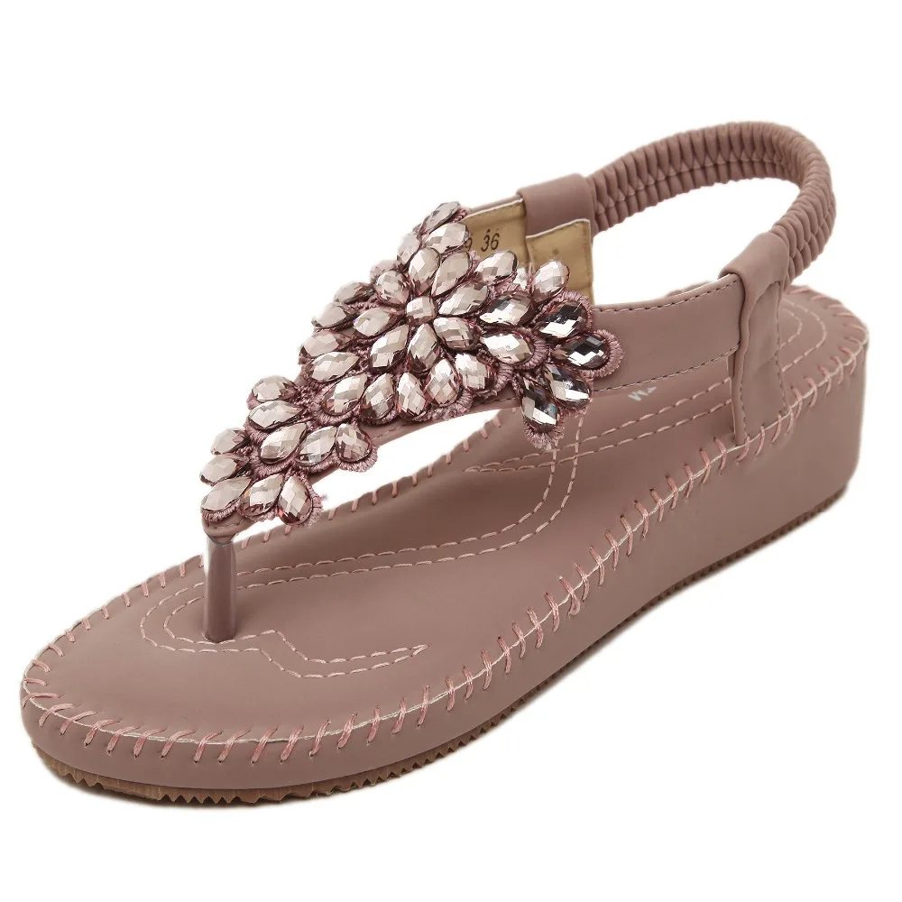 SIKETU Brand 2017 New Korean Rhinestone Sandals Women Heels Flip Flops Shoes Woman 35-40 SIKETU Brand 2017 New Korean Rhinestone Sandals Women Heels Flip Flops Shoes Woman 35-40
