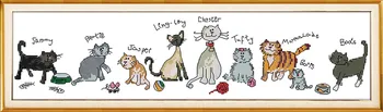 The Kitten Party Cartoon Cross Stitch Home Decoration Embroidery Needlework Crafts Cross Stitch Dmc Cat Embroidery Floss
The Kitten Party Cartoon Cross Stitch Home Decoration Embroidery Needlework Crafts Cross Stitch Dmc Cat Embroidery Floss
