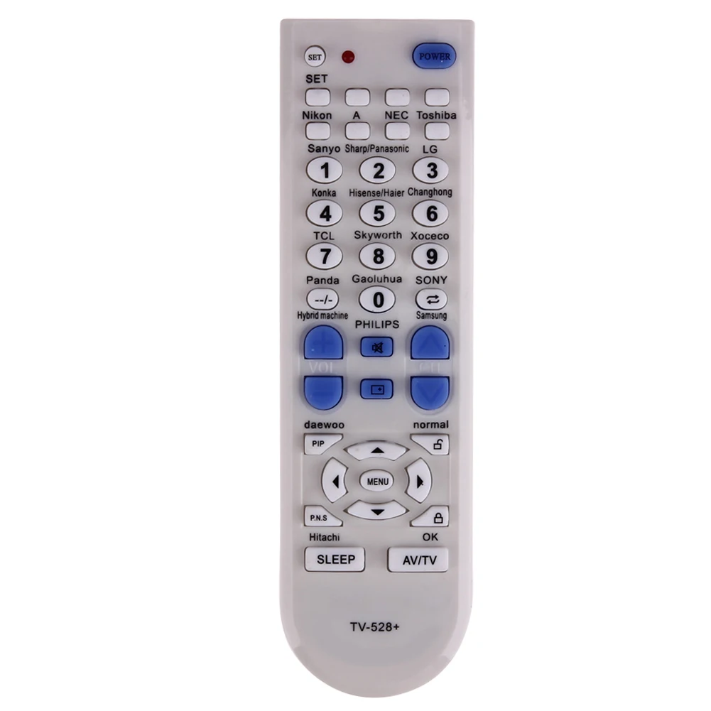 Universal TV Remote Control Replacement Television Remote Control Unit All Functions White for Sony/Samsung/Sharp/Pioneer TV
Universal TV Remote Control Replacement Television Remote Control Unit All Functions White for Sony/Samsung/Sharp/Pioneer TV
