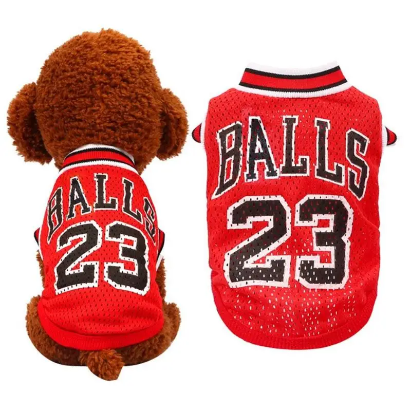 Summer Vest Small Dog Cat Dogs Clothing Cotton T Shirt Apparel Clothes No.23 Basketball Uniforms Dog Sportswear
Summer Vest Small Dog Cat Dogs Clothing Cotton T Shirt Apparel Clothes No.23 Basketball Uniforms Dog Sportswear