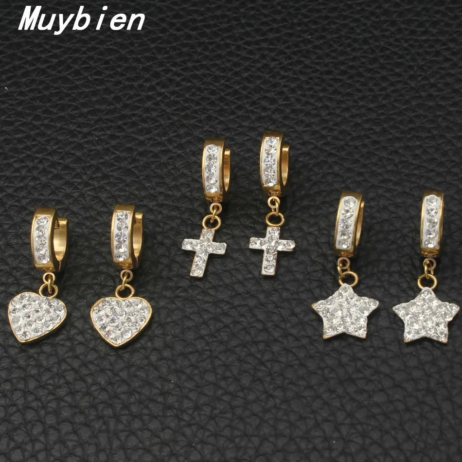 Fashion 3 Specifications Stainless steel CZ Crystal Top Quality Drop Earrings Women's Gift Jewelry Elegant Cute Gift EASKAAEP
Fashion 3 Specifications Stainless steel CZ Crystal Top Quality Drop Earrings Women's Gift Jewelry Elegant Cute Gift EASKAAEP