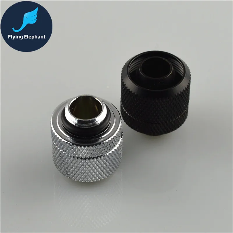 Soft-tube Host Compression Fitting For 10X16mm Flexible Tubing 3/8'' Black/Silver
Soft-tube Host Compression Fitting For 10X16mm Flexible Tubing 3/8'' Black/Silver