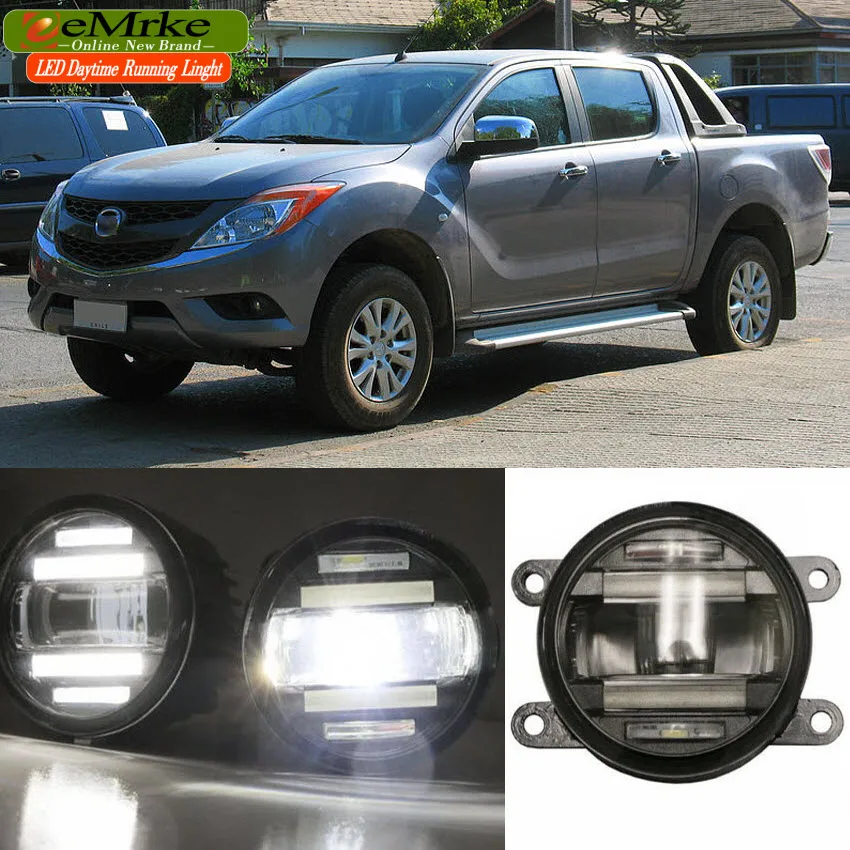 EeMrke estilo de coche para Mazda BT-50 2012 + en 1 LED de la lámpara de la luz de niebla DRL con lente de día luces
EeMrke estilo de coche para Mazda BT-50 2012 + en 1 LED de la lámpara de la luz de niebla DRL con lente de día luces
