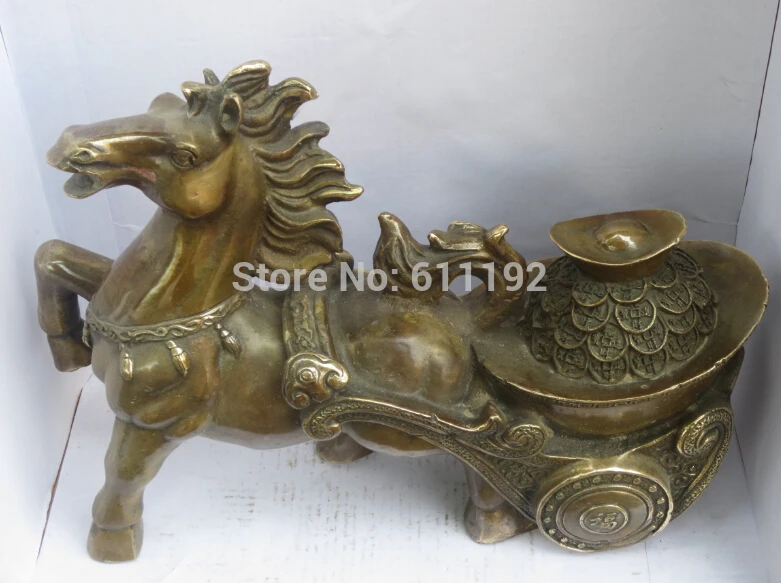 11.8 Inch Antique FengShui home decor Bring wealth Horse sculpture crafts,Copper Lucky animal statue
11.8 Inch Antique FengShui home decor Bring wealth Horse sculpture crafts,Copper Lucky animal statue