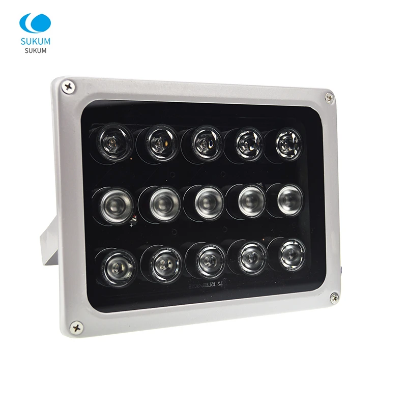 AC 220V CCTV LEDS 15 IR LEDS Array IR illuminator infrared lamp 850nm Waterproof Night Vision CCTV Fill Light for CCTV camera
AC 220V CCTV LEDS 15 IR LEDS Array IR illuminator infrared lamp 850nm Waterproof Night Vision CCTV Fill Light for CCTV camera