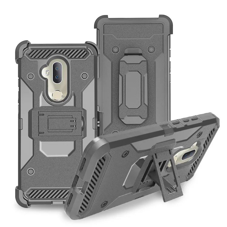 Shell & Holster Case Super Slim Shell Case w/Built-In Kickstand + Swivel Belt Clip Holster For Alcatel 7 Folio
Shell & Holster Case Super Slim Shell Case w/Built-In Kickstand + Swivel Belt Clip Holster For Alcatel 7 Folio