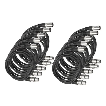 6Ft Patch Cable Cords-Xlr Male To Xlr Female -Balanced Snake Cord-10 Pack 
6Ft Patch Cable Cords-Xlr Male To Xlr Female -Balanced Snake Cord-10 Pack