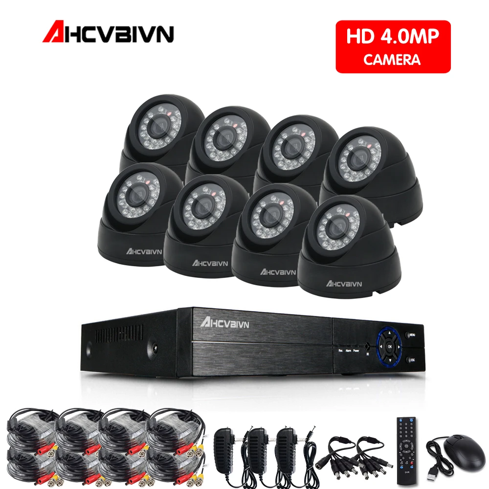 4mp HD CCTV System 8CH AHD DVR Kit 8PCS 4.0mp 2560*1440 Security Camera indoor Outdoor Surveillance DIY Kit Easy Remote View 
4mp HD CCTV System 8CH AHD DVR Kit 8PCS 4.0mp 2560*1440 Security Camera indoor Outdoor Surveillance DIY Kit Easy Remote View