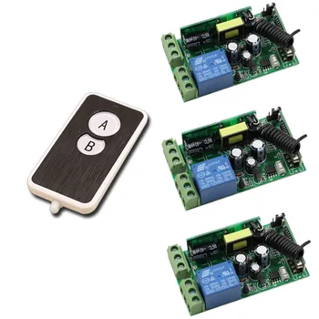 AC 85V-250V 1CH RF Wireless Remote Control Switch System 1 Transmitters & 3 Receiver Light/LED/Computer/Motor Any Applicance
AC 85V-250V 1CH RF Wireless Remote Control Switch System 1 Transmitters & 3 Receiver Light/LED/Computer/Motor Any Applicance