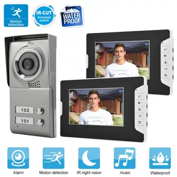 Apartment 2 Units Wired Video Door Audio Visual Entry Intercom System SY813MC12 110V-240V 2019
Apartment 2 Units Wired Video Door Audio Visual Entry Intercom System SY813MC12 110V-240V 2019