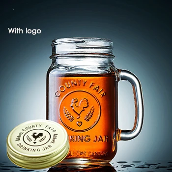16 OZ 480ml Drinking Jar with cock pattern/or without pattern with Metal screw cap
16 OZ 480ml Drinking Jar with cock pattern/or without pattern with Metal screw cap