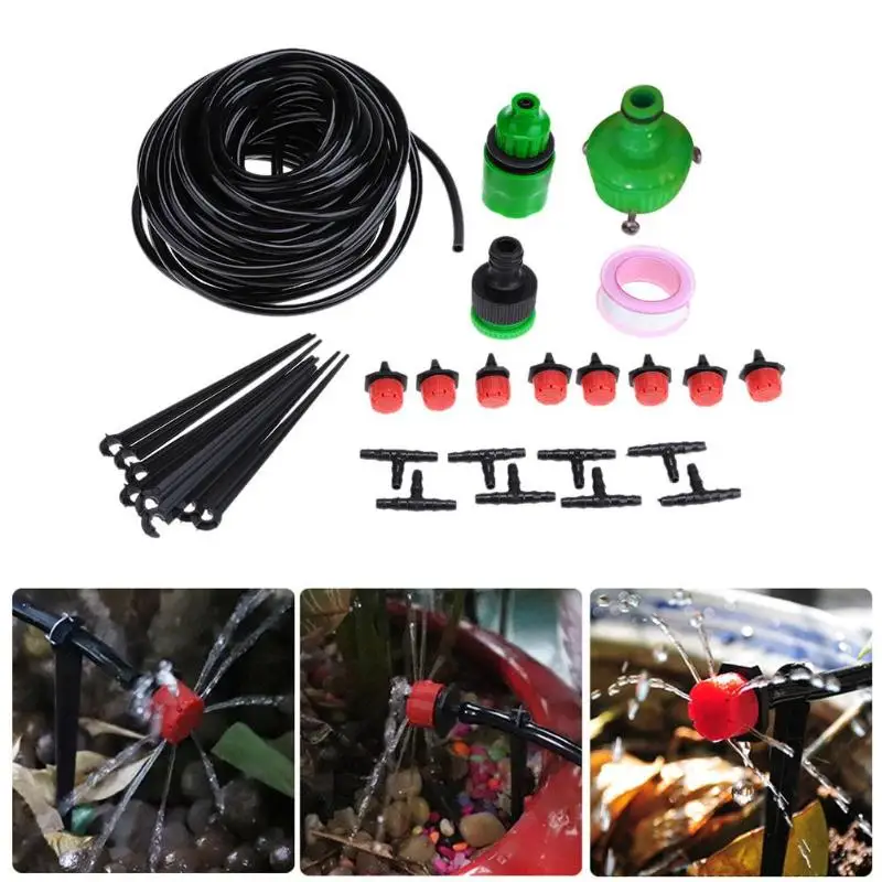 25M Automatic Garden Watering System Adjustable Dripper Micro Drip Irrigation Nozzles for Garden Plants Watering Tools
25M Automatic Garden Watering System Adjustable Dripper Micro Drip Irrigation Nozzles for Garden Plants Watering Tools