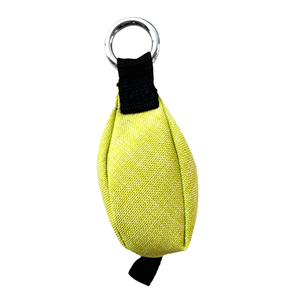 Durable Tree Surgeon Arborist Rock Climbing Rope Working Throw Weight Bag Attached with Stainless Steel Ring for Throw Line Durable Tree Surgeon Arborist Rock Climbing Rope Working Throw Weight Bag Attached with Stainless Steel Ring for Throw Line