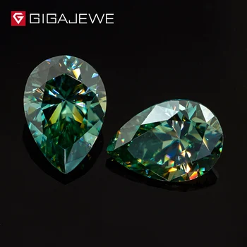 GIGAJEWE Moissanite Pear Cut Dark Green Color 6mmX8mm 1.2ct Beads DIY Gem Making Loose Stone For Fashion Jewelry Girl Gift
GIGAJEWE Moissanite Pear Cut Dark Green Color 6mmX8mm 1.2ct Beads DIY Gem Making Loose Stone For Fashion Jewelry Girl Gift