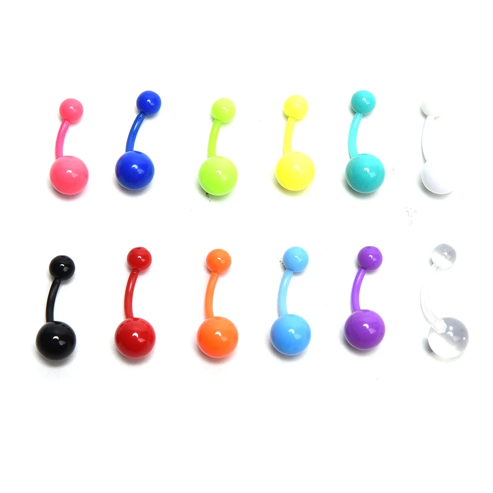 12pcs Flexible Navel Bar Barbell Rings Mixed Belly Button Piercing Body Jewelry Fashion Women Body Jewelry
12pcs Flexible Navel Bar Barbell Rings Mixed Belly Button Piercing Body Jewelry Fashion Women Body Jewelry