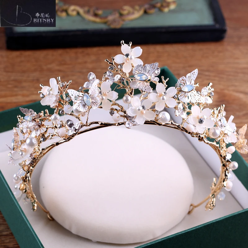 BRITNRY Vintage Flowers Crystal Pearls Wedding Headbands For Women Handmade Bride Headdress Hair Accessories
BRITNRY Vintage Flowers Crystal Pearls Wedding Headbands For Women Handmade Bride Headdress Hair Accessories