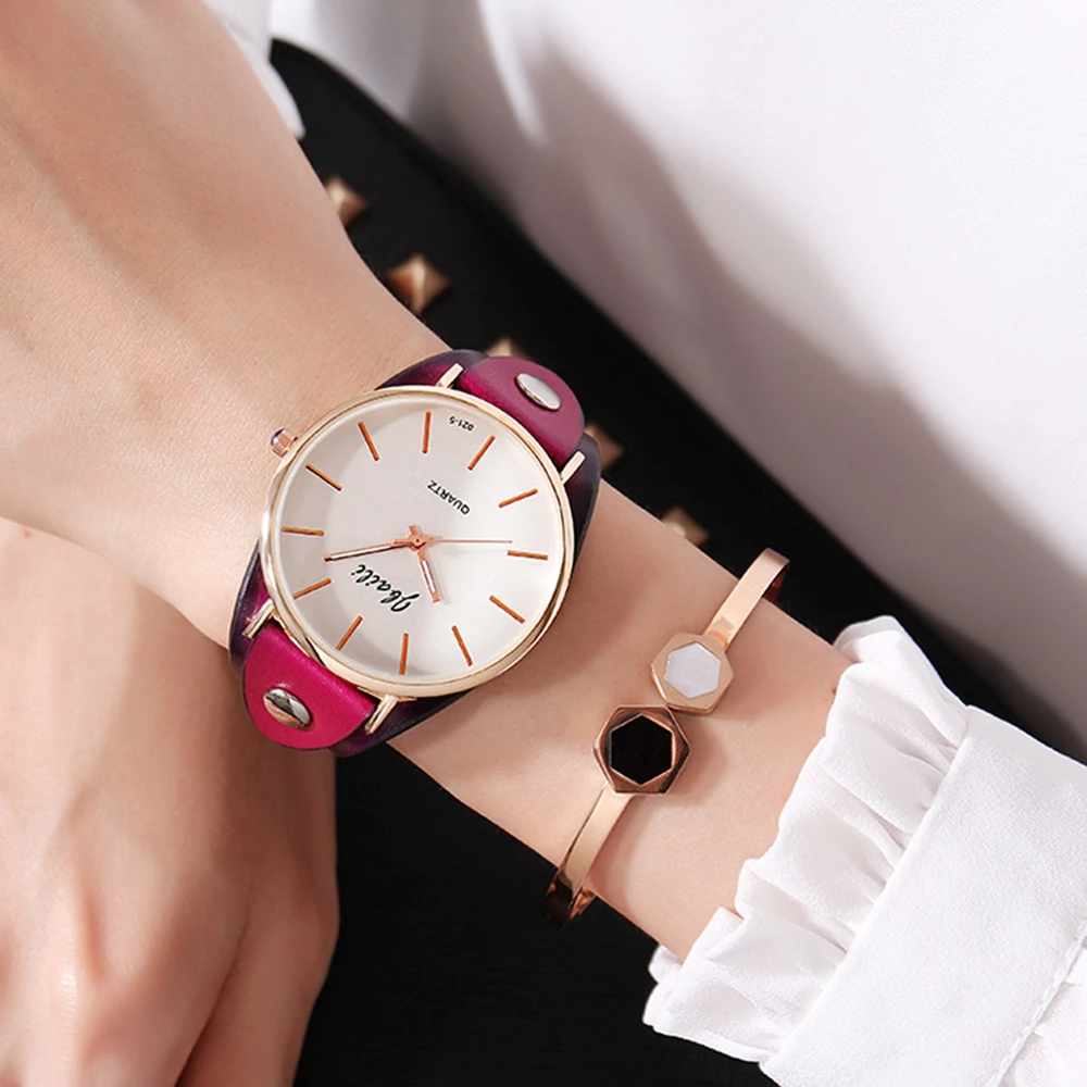 Woman watch Quartz watch Casual watchRelogio Feminino5