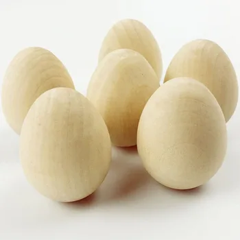 Wood Easter Eggs Large 6*4.3cm Wooden Hen Egg DIY Unfinished Simulation Egg Decorate It Yourself Toys 50pcs
Wood Easter Eggs Large 6*4.3cm Wooden Hen Egg DIY Unfinished Simulation Egg Decorate It Yourself Toys 50pcs