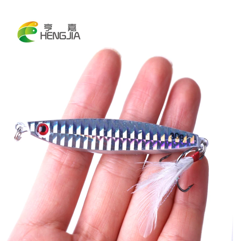 HENGJIA 1PC 30g hard metal lead fishing lures sea sinking wobbler jigs fishing baits pesca fishing tackles
HENGJIA 1PC 30g hard metal lead fishing lures sea sinking wobbler jigs fishing baits pesca fishing tackles